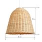 Townchair Cane Lampshade