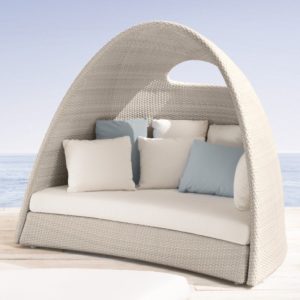 Townchair Poolside Outdoor Daybed (Grey)