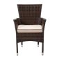 Townchair Outdoor Balcony Dining Set 4 Chair and 1 Table (Multicolour Brown)