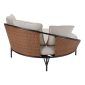 Townchair Outdoor Daybed and Patio Chair Multicolour Brown