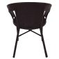 Town Chair Outdoor Balcony Chairs and Table black
