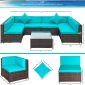 Townchair Outdoor Sofa Set 6 seater and 1 Table