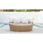 Town Chair Outdoor Poolside Daybed Wooden Finish