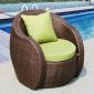 Townchair Outdoor Garden Sofa Set multicolour Brown