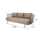 Townchair Cane Sofa Set with Cushions
