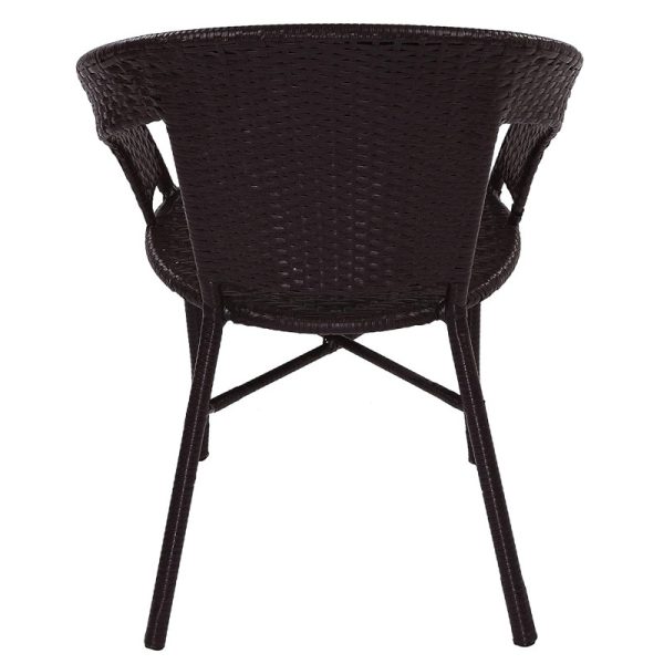 Town Chair Outdoor Balcony Chairs and Table black (3) Town Chair Outdoor Balcony Chairs and Table black