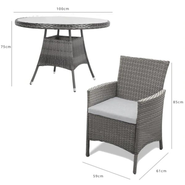 Town Chair Outdoor Dinning Set 6 Chairs and 1 Table Town Chair Outdoor Dinning Set 4 Chairs and 1 Table