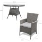 Town Chair Outdoor Dinning Set 4 Chairs and 1 Table