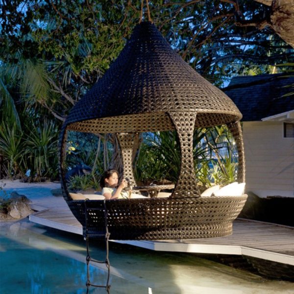 Townchair Outdoor Rattan Gazebo for Resorts Townchair Outdoor Rattan Gazebo for Resorts