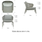 Townchair Outdoor Dinning Set 4 Chairs and 1 Table