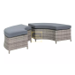 Townchair Outdoor Daybed Multicolour Grey