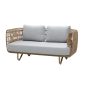 Townchair Fancy Cane Sofa Set for Living Room with Cushions 1 Three Seater and 2 Chairs