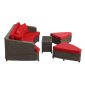 Townchair Outdoor Sofa Set 3 Seater + 2 Footer and 1 table