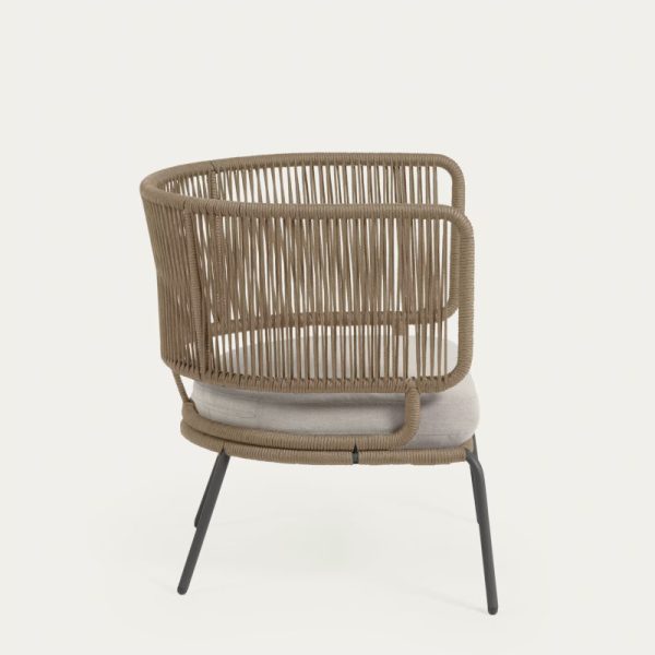 Outdoor Rope Sofa Set Braided 4 Seater with Cushions Townchair (3) Outdoor Rope Sofa Set Braided 4 Seater with Cushions Townchair