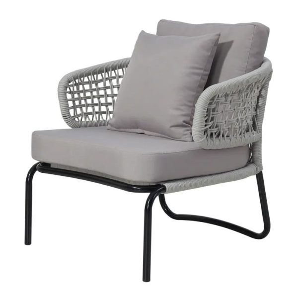 Townchair Braided Rope Sofa Set 4 Seater and Table with Cushions (3) Townchair Braided Rope Sofa Set 4 Seater and Table with Cushions