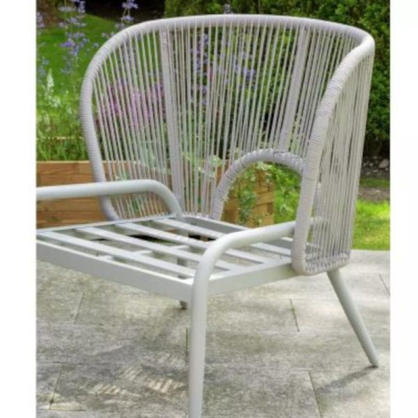 Townchair Outdoor Braided Rope Sofa Set Grey Colour 4 Seater and 1 Table with Cushions (3) Townchair Outdoor Braided Rope Sofa Set Grey Colour 4 Seater and 1 Table with Cushions